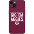 Texas A&M University Gig Em Aggies iPhone 15 Skin
