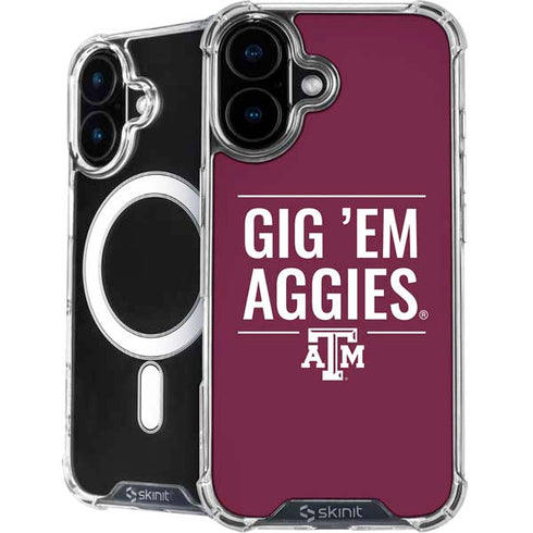 Texas A&M University Gig Em Aggies iPhone 16 MagSafe Case