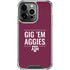 Texas A&M University Gig Em Aggies iPhone 16 Pro Clear Case