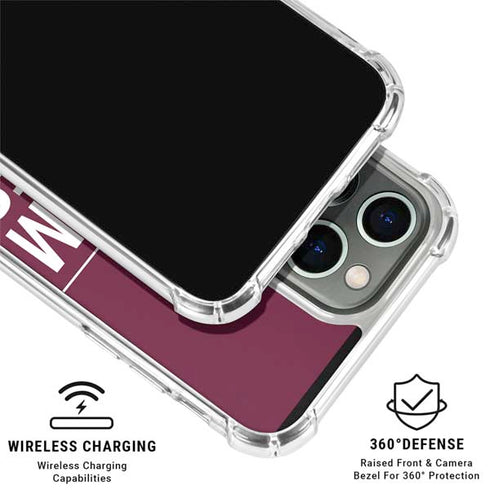 Texas A&M University Gig Em Aggies iPhone 16 Pro Clear Case