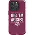 Texas A&M University Gig Em Aggies iPhone 16 Pro Impact Case