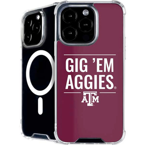 Texas A&M University Gig Em Aggies iPhone 16 Pro MagSafe Case