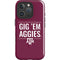 Texas A&M University Gig Em Aggies iPhone 16 Pro Magsafe Impact Case