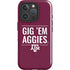 Texas A&M University Gig Em Aggies iPhone 16 Pro Magsafe Impact Case