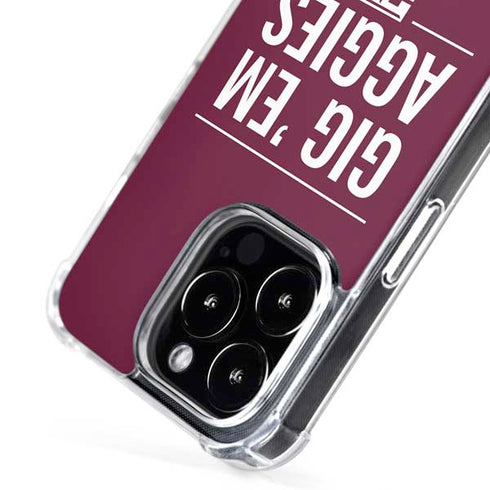 Texas A&M University Gig Em Aggies iPhone 16 Pro Max MagSafe Case