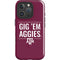 Texas A&M University Gig Em Aggies iPhone 16 Pro Max Magsafe Impact Case