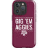 Texas A&M University Gig Em Aggies iPhone 16 Pro Max Magsafe Impact Case
