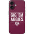 Texas A&M University Gig Em Aggies iPhone 16 Skin