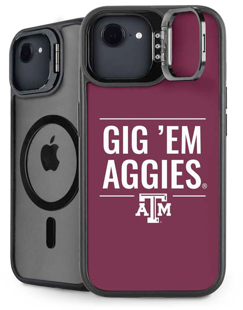 Texas A&M University Gig Em Aggies iPhone 16e Kickstand Case