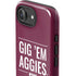 Texas A&M University Gig Em Aggies iPhone 16e Impact Case