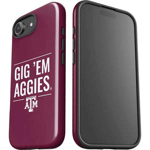 Texas A&M University Gig Em Aggies iPhone 16e Impact Case