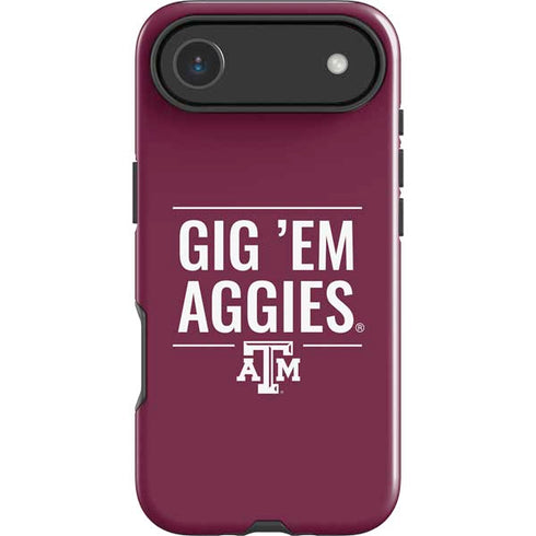 Texas A&M University Gig Em Aggies iPhone 17 Air Impact Case