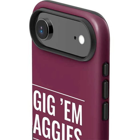 Texas A&M University Gig Em Aggies iPhone 17 Air Impact Case