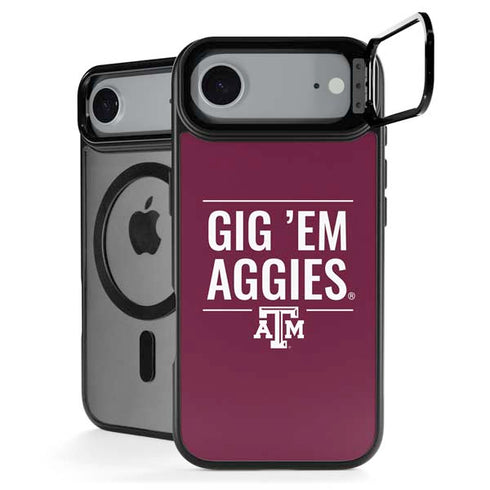 Texas A&M University Gig Em Aggies iPhone 17 Air Kickstand Case