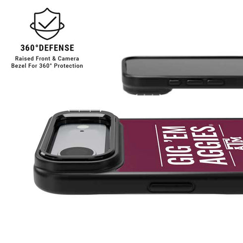 Texas A&M University Gig Em Aggies iPhone 17 Air Kickstand Case