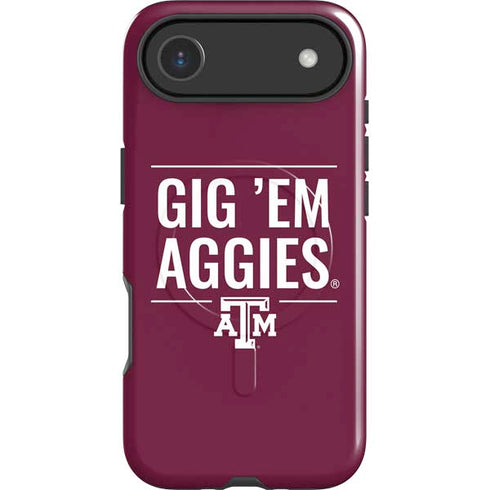 Texas A&M University Gig Em Aggies iPhone 17 Air Magsafe Impact Case