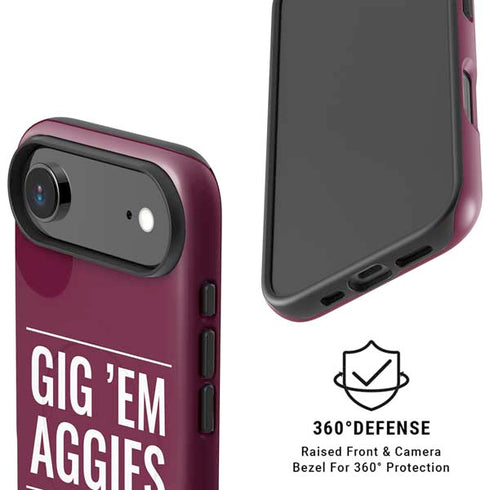 Texas A&M University Gig Em Aggies iPhone 17 Air Magsafe Impact Case