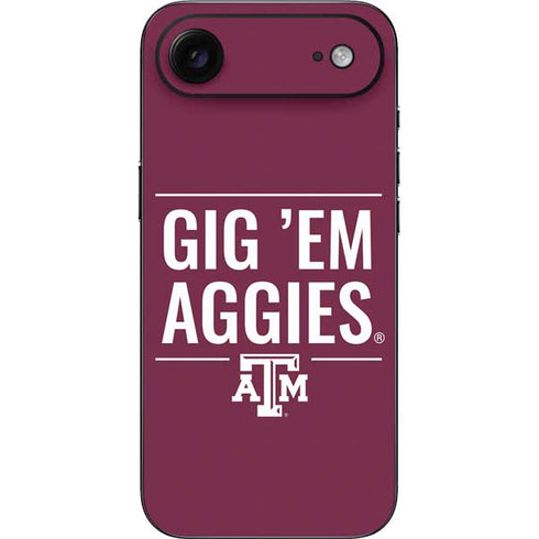 Texas A&M University Gig Em Aggies iPhone 17 Air Skin