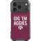Texas A&M University Gig Em Aggies iPhone 17 Pro Clear Case