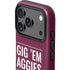 Texas A&M University Gig Em Aggies iPhone 17 Pro Impact Case