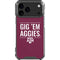 Texas A&M University Gig Em Aggies iPhone 17 Pro Max Clear Case