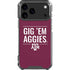 Texas A&M University Gig Em Aggies iPhone 17 Pro Max Clear Case