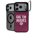 Texas A&M University Gig Em Aggies iPhone 17 Pro Max Kickstand Case