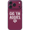 Texas A&M University Gig Em Aggies iPhone 17 Pro Max Skin