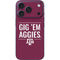 Texas A&M University Gig Em Aggies iPhone 17 Pro Skin