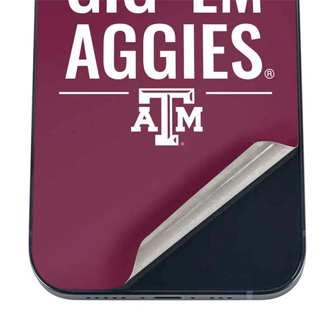 Texas A&M University Gig Em Aggies iPhone 17 Pro Skin