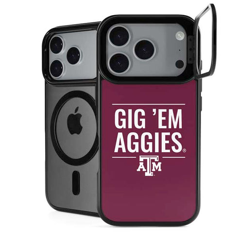 Texas A&M University Gig Em Aggies iPhone 18 Pro Kickstand Case