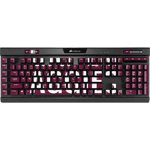 Texas A&M University Gig Em Aggies K95 RGB PLATINUM Mechanical Gaming Keyboard Skin
