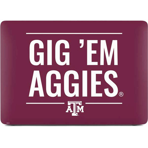 Texas A&M University Gig Em Aggies Apple MacBook Air Skin