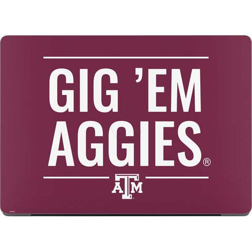 Texas A&M University Gig Em Aggies Apple MacBook Pro 14-inch Skin
