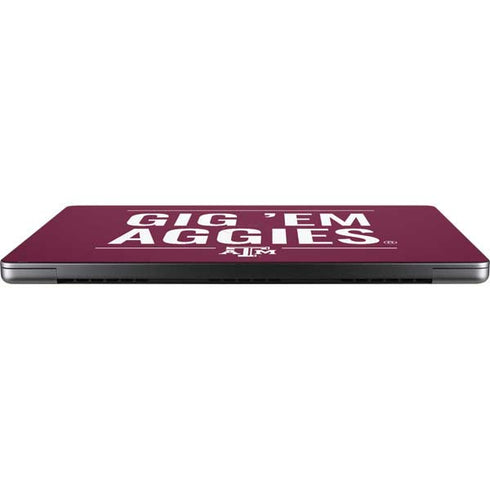 Texas A&M University Gig Em Aggies Apple MacBook Pro 14-inch Skin
