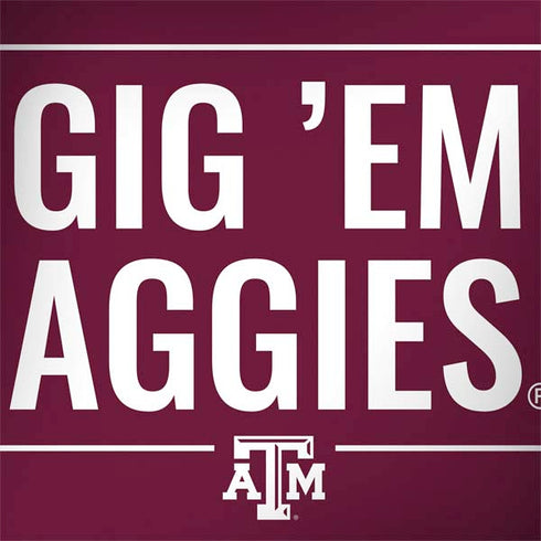 Texas A&M University Gig Em Aggies MacBook Skins