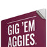 Texas A&M University Gig Em Aggies Apple MacBook Pro 16-inch Skin