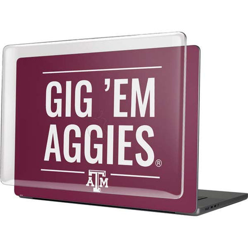 Texas A&M University Gig Em Aggies MacBook Cases