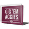Texas A&M University Gig Em Aggies MacBook Cases