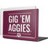 Texas A&M University Gig Em Aggies MacBook Cases