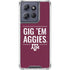 Texas A&M University Gig Em Aggies Moto G 5G (2025) Clear Case