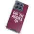 Texas A&M University Gig Em Aggies Moto G 5G (2025) Clear Case