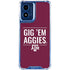 Texas A&M University Gig Em Aggies Moto G 5G (2024) Clear Case