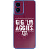 Texas A&M University Gig Em Aggies Moto G Play 4G (2024) Skin