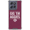 Texas A&M University Gig Em Aggies Moto G Power 5G (2025) Clear Case