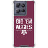 Texas A&M University Gig Em Aggies Moto G Power 5G (2025) Clear Case