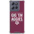 Texas A&M University Gig Em Aggies Moto G Stylus 5G (2025) Clear Case