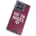 Texas A&M University Gig Em Aggies Moto G Stylus 5G (2025) Clear Case