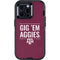 Texas A&M University Gig Em Aggies Otterbox Defender iPhone Skin