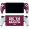 Texas A&M University Gig Em Aggies PlayStation Portal Remote Player Skin